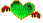 rainbow heart gif - Бесплатный анимированный гифка