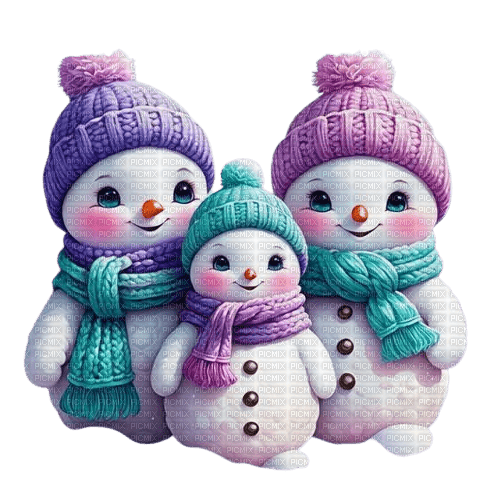 bonhomme de neige - nemokama png
