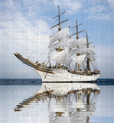 Segelschiff - GIF animado grátis