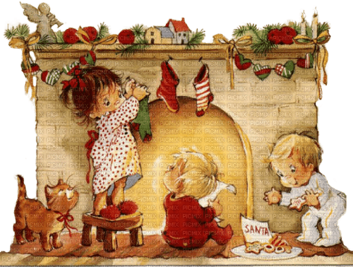 Fireplace Chimney Christmas - 無料png