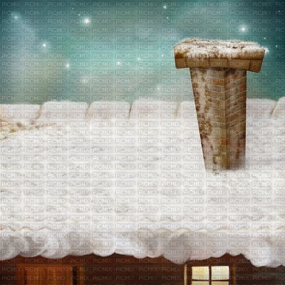 christmas-bg-snow covered rooftop-minou52 - Free PNG