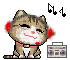 music kitty - Darmowy animowany GIF