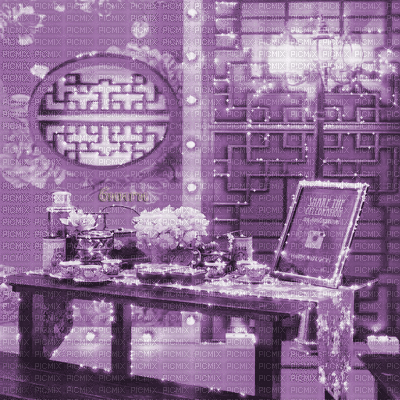 Y.A.M._Japan Interior background purple - GIF เคลื่อนไหวฟรี