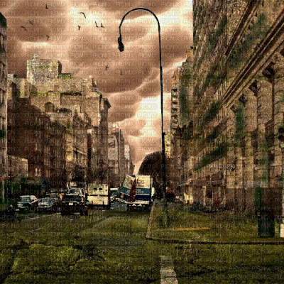 Abandoned City - GIF animasi gratis