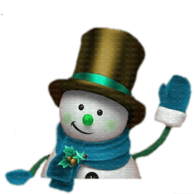 snowman with hat minou52 - png ฟรี