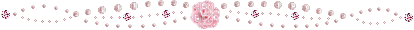Pink flower divider - GIF animado grátis