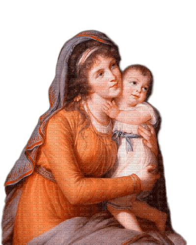 mother with child milla1959 - png grátis
