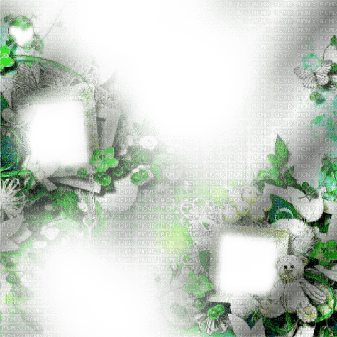 green background overlay - png grátis