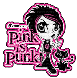 PUNK PINK - GIF animado gratis