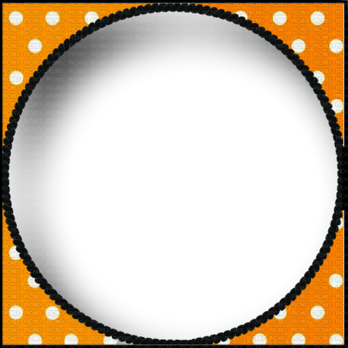Orange.Cadre.Frame.Round.Victoriabea - ücretsiz png