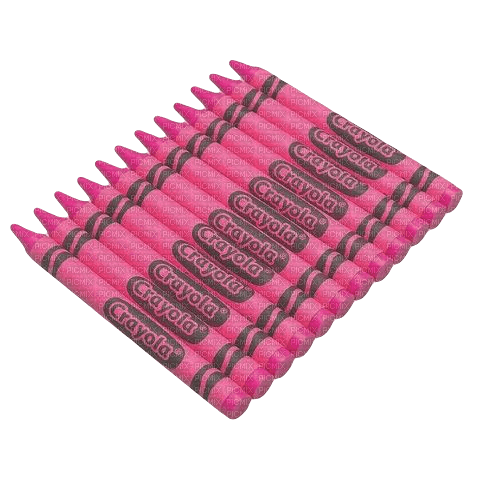 pink crayons 2 - png gratuito