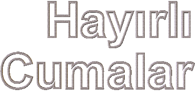 HAYIRLI CUMALAR - GIF animasi gratis