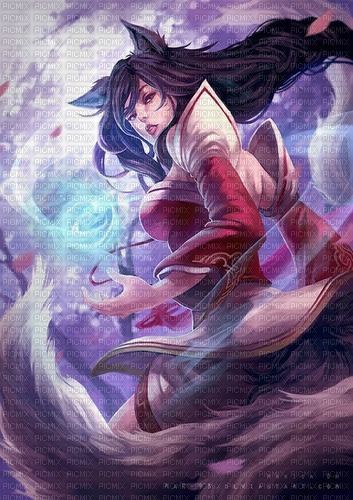 kitsune fantasy oriental woman laurachan