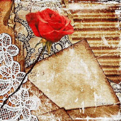 soave background animated vintage  lace red brown - GIF animé gratuit