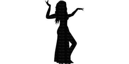 Belly dancer silhouette - zadarmo png