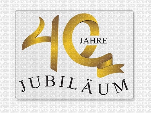 Jubiläum - png ฟรี