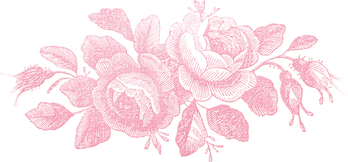 dolceluna deco flowers transparent pink spring - PNG gratuit