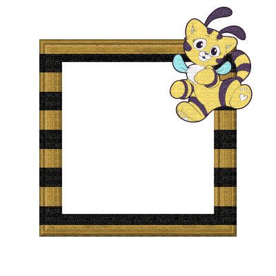 Small Yellow/Black Frame - ilmainen png