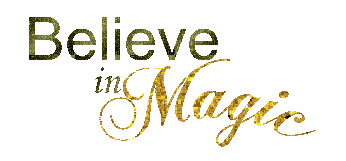 Believe in Magic.Text.gif.Victoriabea - Zdarma animovaný GIF