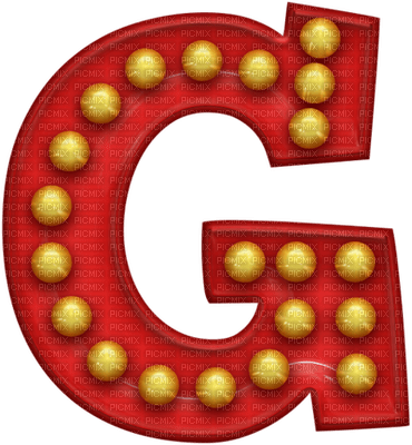 Kathleen Reynolds Alphabets Colours Carnival Letter G - PNG gratuit
