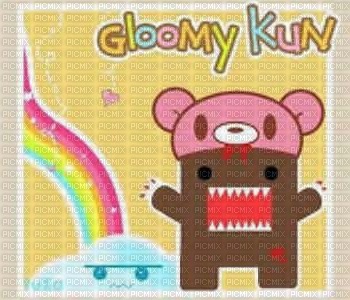 gloomy bear and domo - бесплатно png