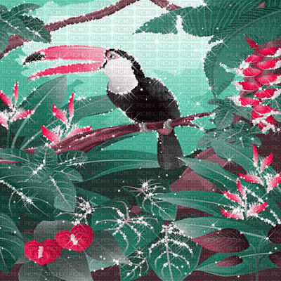 dolceluna animated tropical background gif - GIF animasi gratis