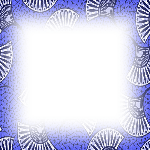 african blue texture frame by dolceluna - png ฟรี