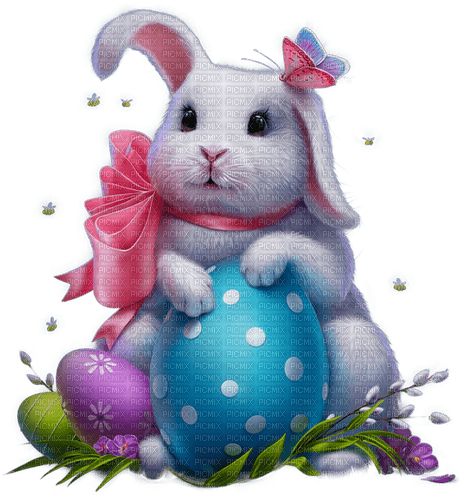 Pâques.Easter.Pascua.Bunny.Eggs.Victoriabea - png gratuito