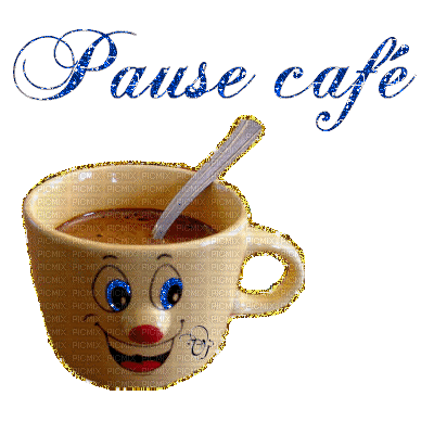 pause café - GIF animé gratuit