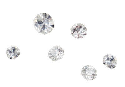 Kaz_Creations Silver Deco Colours Gems - PNG gratuit