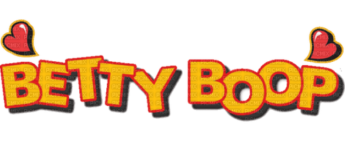 Kaz_Creations Betty Boop Text - zdarma png