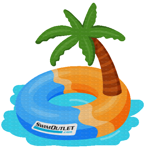 Palm Tree Vacation - GIF animado gratis