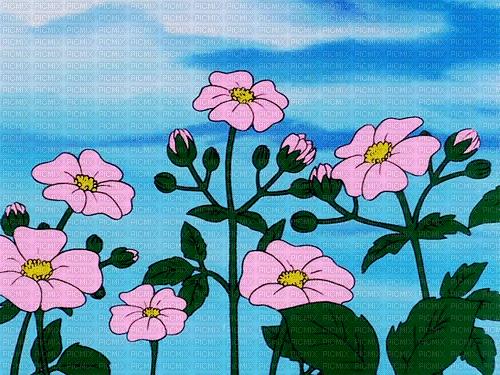 flower background - Free animated GIF
