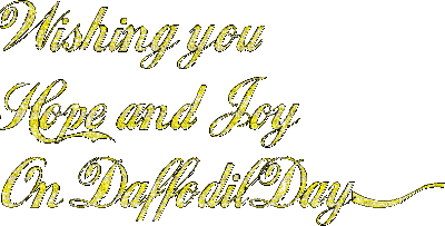 Daffodil Day bp - GIF animé gratuit