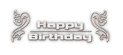 soave text birthday white - δωρεάν png