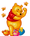 Pooh - GIF animado grátis