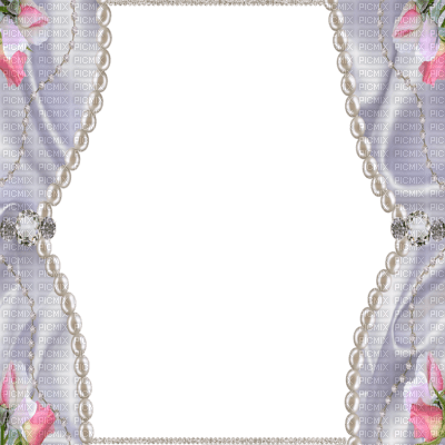 cadre frame perles pearl - nemokama png
