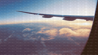 nuvole in volo - GIF animado gratis