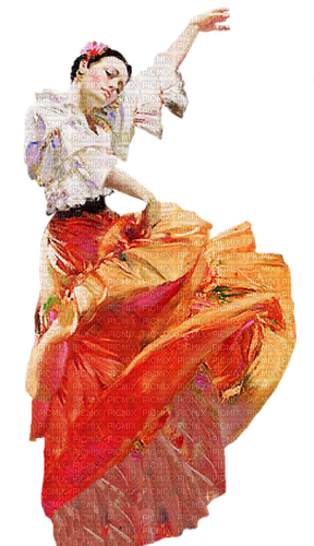 loly33 danseuse vintage - PNG gratuit