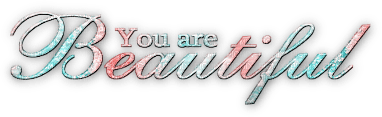 soave text beautiful you pink teal - zadarmo png