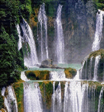 waterfalls - Nitsa - Nemokamas animacinis gif