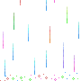 colored rain - GIF animé gratuit