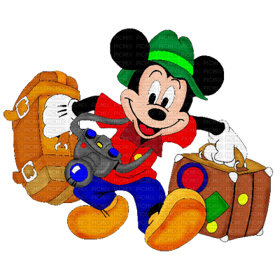 image encre couleur texture Mickey Disney dessin effet edited by me - png ฟรี