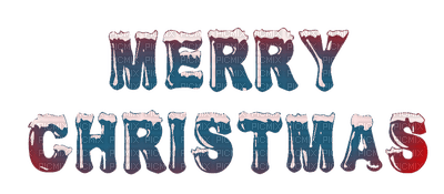 Merry Christmas text - ücretsiz png