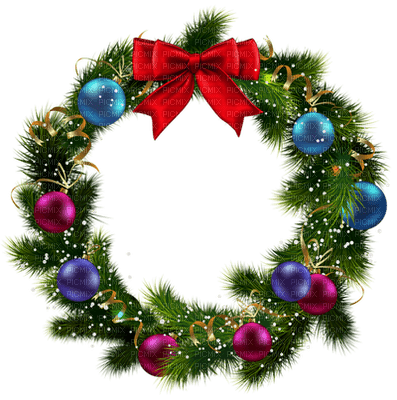 christmas wreath bp - gratis png