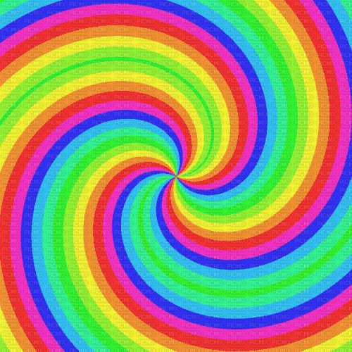 Rainbow swirl - Ilmainen animoitu GIF