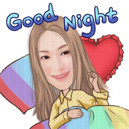 Nina goodnight - Zdarma animovaný GIF