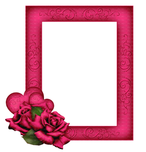Roses frame - PNG gratuit