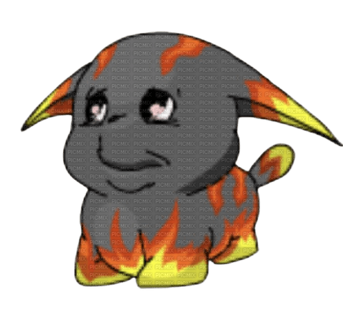 Flame Poogle Neopets - PNG gratuit