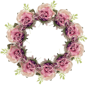 minou-flower-fiore-fleur-blomma-frame-cadre-cornice-ram - Free PNG